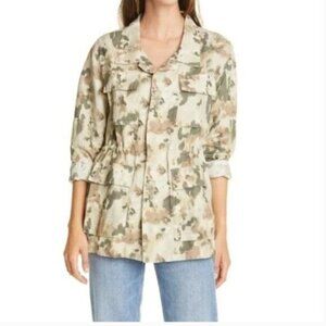 Rails Fulton Camo Print Field Jacket Watercolor Camo Medium